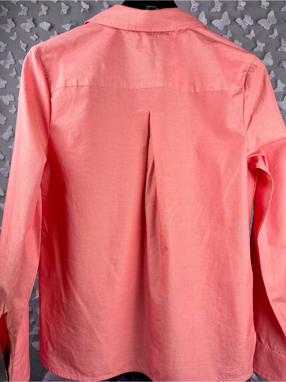 Tommy Hilfiger Coral Pink Long-Sleeve Half-Zip Top - Picture 3 of 5